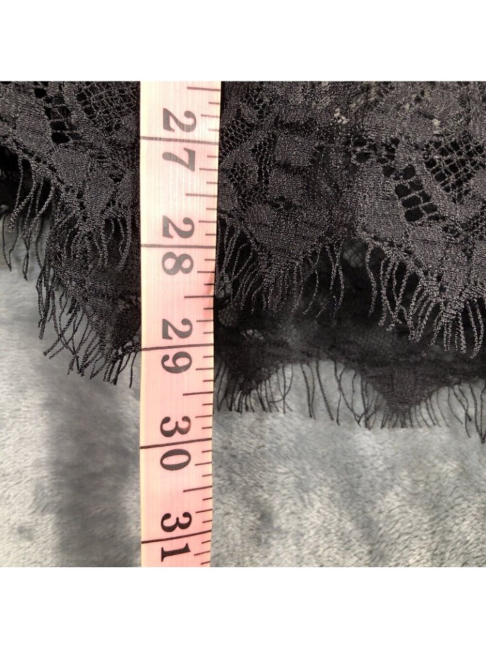 Db 1962 Woman's Shirt Ladies Blouse With Fringe Details Size Large - Picture 6 of 8
